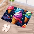 thumbnail image 5 of Ice Cream Polyester Outdoor Carpet Game Mat Floor Mats: Non-Slip & Machine Washable, 5 of 6