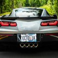 thumbnail image 7 of Coolnut Shark License Plate Frames 2pcs, Aluminum Universal Car License Plate Holder with Elliptical Hole for US Vehicles, 12"x 6", 7 of 7