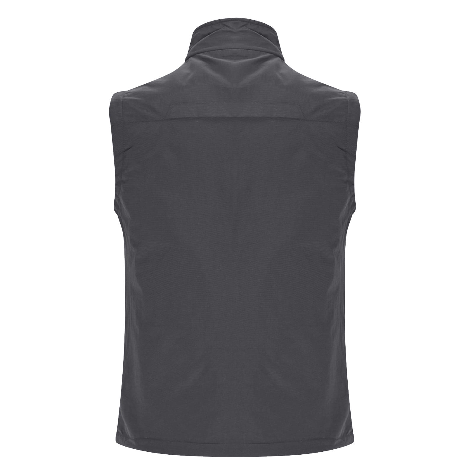 Womens Tank Tops- Cargo Vest for Women Casual Sleeveless Lightweight Outdoor Fishing Safari Travel Photo Vest with Multi Pockets Gray XXXXXL