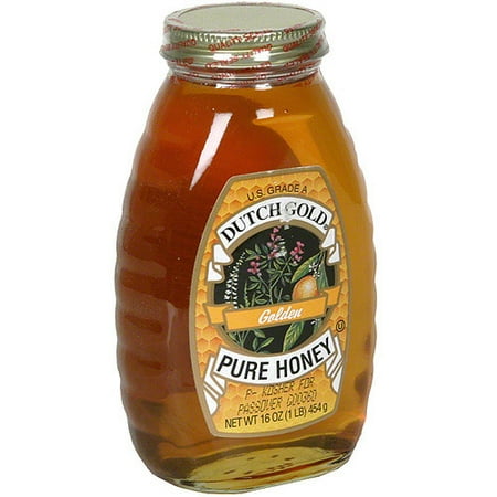 Dutch Gold Pure Golden Honey, 16 oz (Pack of 6)