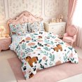 thumbnail image 2 of Manfei Cartoon Horse King Bedding 7pcs,Spring Garden King Bed in a Bag,Reversible, 2 of 6