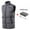 Gray + Power Bank(10000 mAh), variant on Fashnice Heated Vest 9 Areas USB Men's Women's Winter Outdoor Electric Heating Jackets Warm Sports Thermal Coat Clothing Heatable Vest Black Power Bank(10000 mAh) US M