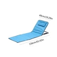 thumbnail image 3 of EGNMCR Camping et Randonnée Tapis de Plage Chaise de Camping Portable Pliable Inclinable Lounges avec Dossier Réglable pour Bain de Soleil sur Sable Pique-Nique Oxford Lounge, 3 of 7