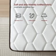 thumbnail image 4 of Soges Twin Size 12 inch Hybrid Mattress Memory Foam Mattress, Medium Firm Mattress for Pressure Relief, Individual Pocket Spring Bed Mattress, Fiberglass Free, Mattress in A Box, CertiPUR-US, Beige, 4 of 12