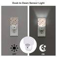 thumbnail image 3 of Fotbe Chicken With Floral Pattern Plug-in LED Backlit Night Light with Motion Sensor & Dusk to Dawn Sensor Energy Efficient Night Light, Bedroom Night Light-US, 3 of 7