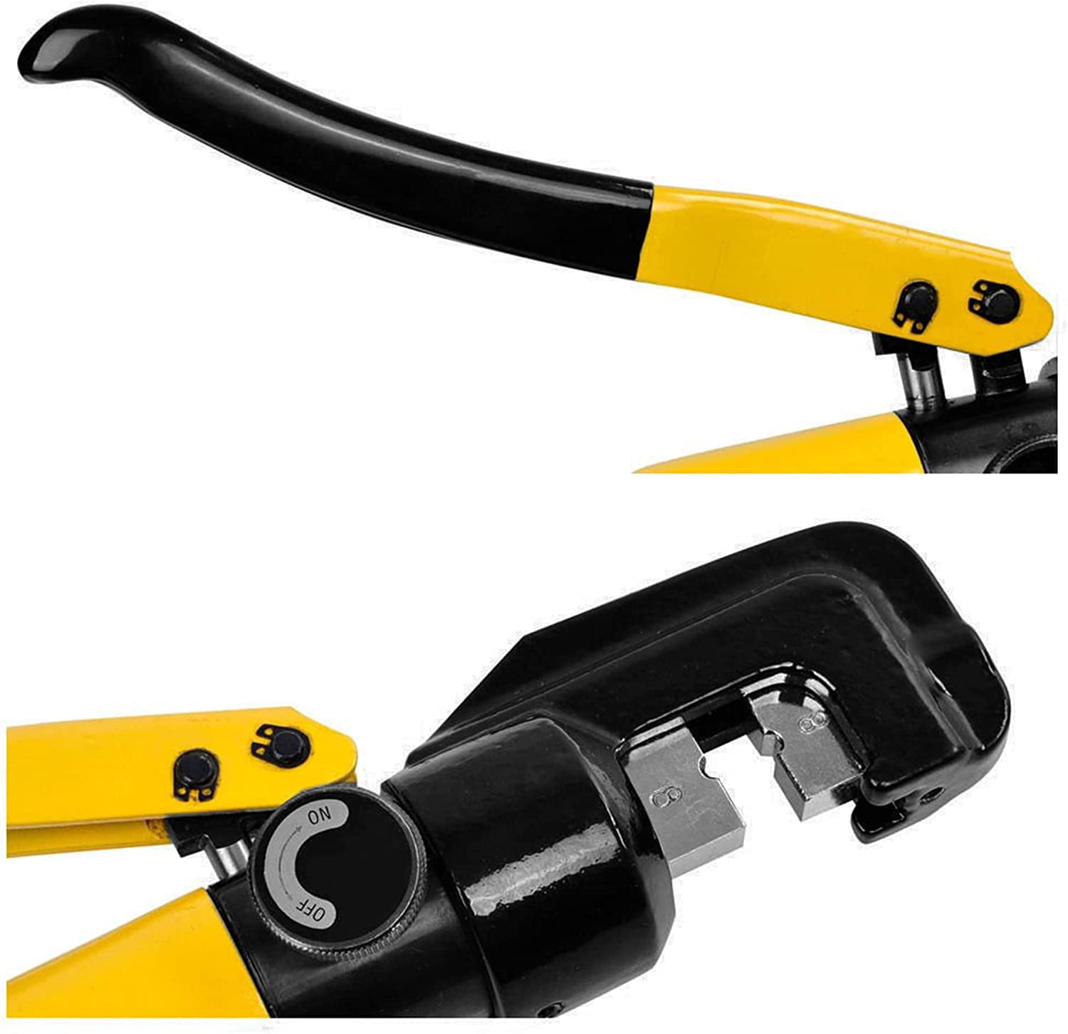 ALL-CARB 6 Tons Hydraulic Wire and Cable Lug Terminal Crimping Connection Tool with 9 Pairs of Dies
