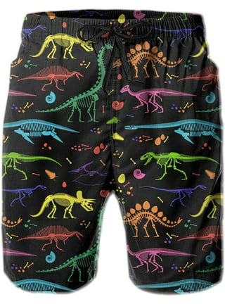  linqin Teen Boy Swim Trunks Elastic Boys' Swimwear Beach Shorts  for Boys Cute Blue Dinosaurs Boys Swim Trunks Size 8-10: Clothing, Shoes &  Jewelry