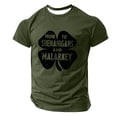 thumbnail image 5 of Men's St. Patrick's Day Shamrock T Shirt Short Sleeve Casual Clover Graphic Tee, 5 of 5