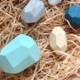 thumbnail image 3 of Tachiuwa Wooden Stone Colorful Blocks Toy Stacking Blocks Balancing Game Toy Parent-Child 5Pieces, 3 of 9