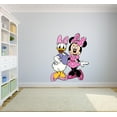 thumbnail image 2 of Daisy Duck and Minnie Mouse Cartoon Character Wall Graphic Decal Sticker Vinyl Mural Baby Kids Room Bedroom - Removable - Peel and Stick 10x8 inch, 2 of 2