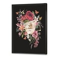 thumbnail image 3 of Designart 'Ancient Greek Sculpture Detail With Dry Flowers' Traditional Framed Canvas Wall Art Print, 3 of 5