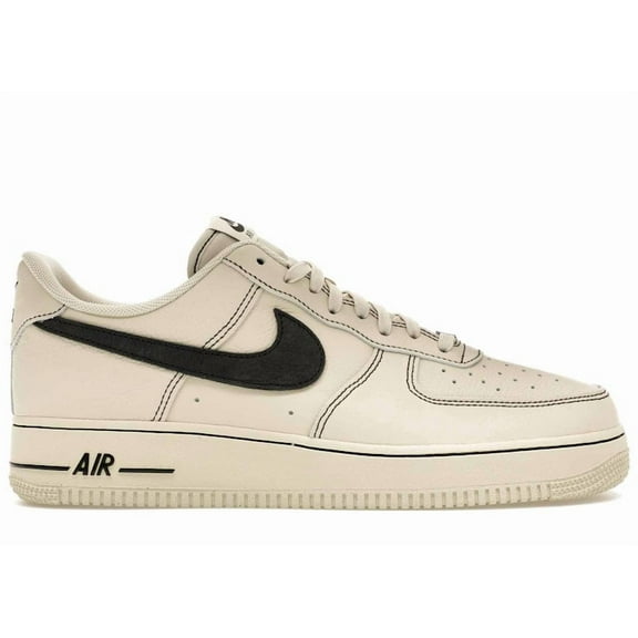 Nike Men's Air Force 1 Low '07 LV8 Light Khaki Black Shoes, from StockX