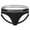 1Pack:Black, variant on Men's Comfortable Tagless Breathable Thong Underwear, Black, 1-Pack, XXL