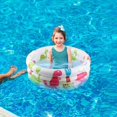 thumbnail image 3 of Inflatable Backyard Pool FamilySized Splash Zone, Durable BlowUp Tub (White Dinosaur, 60cm), 3 of 4