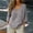 Light Ashy, variant on Cotton GauzeTops For Women Elbow Sleeve Basic Shirt Tunic Blouse Beach Vacation Tees Cotton Cotton Linen Shirts Gauzy 3/4 Sleeve Dressy Casual Clothes Womens LinenTopsWith Pocket White L