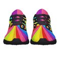 thumbnail image 3 of Unisex Fashion Rainbow Shoes, LGBT Sneakers for Men Women, Lightweight Breathable Running Walking Shoes Black Size 8.5, 3 of 7