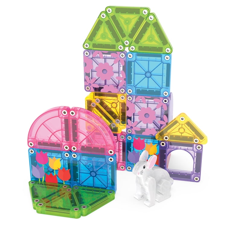 Magna-Tiles microMAGS Spring Garden 24-Piece Travel Set photo 7