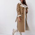 thumbnail image 3 of Women's Casual Double Layer Stand Collar Coat Jacket For Stylish Layering Sk8 Zip Womens Cold Weather Gear Womens Coat Lined Jacket Womens Jackets And Coats Figs Scrub Jacket Women Jacket Women Petite, 3 of 5