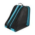 thumbnail image 2 of Bolso de bolsas de patinaje enrollador con correa ajustable para deportes de patines de cuatro patines de viaje Azul claro, 2 of 8