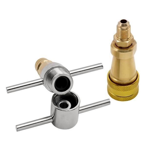 Solace 1/4 inch Fridge Quick Connector Accessories Sturdy Wear Resistance High Hardness 7.9x12.6cm