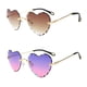 thumbnail image 5 of 2 Pedazos Gafas de terre Lentes de sin Montura Color Degradado 400 para Conducción, ejercicio al Púrpura + rojizo Fernando Gafas de sol para mujer, 5 of 8