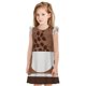 thumbnail image 1 of Fotbe Coffee Cafe Cup Vestido de Dormir para Niñas de 3 a 10 Años, Mangas Cortas, Estilo Princesa, Pijama Camisón con Mangas Voladas-X-Large, 1 of 6