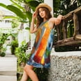 thumbnail image 2 of Pofeuu Refreshing Fruit Infused Drinks Print Women's Sleeveless Dress, Loose Fit Summer Dress, Casual Tank Dress for Women, 2 of 7