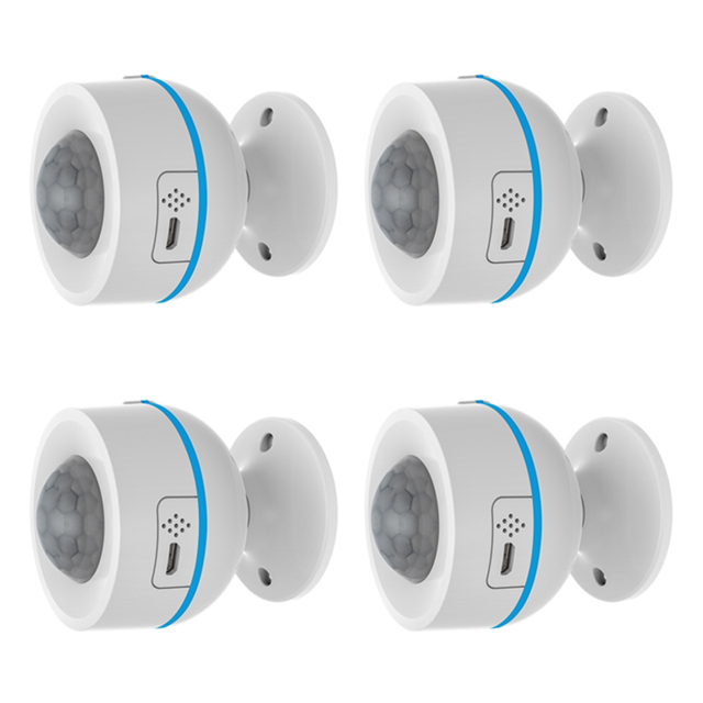 4 Pcs Détecteur de Mouvement Z-Wave 700 PIR Fonctionne avec Smartthing Vera C