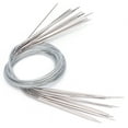 thumbnail image 1 of Smooth Stainless Steel Circular Knitting Needles Set, Durable Yarn Sliding Tips with Comfortable Grip for Basic Projects, Convenient Size Selection, 1 of 7