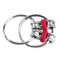 thumbnail image 1 of Llavero de Metal con cadena para aliviar el estrés, juguete de mano para niños y adultos (rojo), 1 unidad, 1 of 8