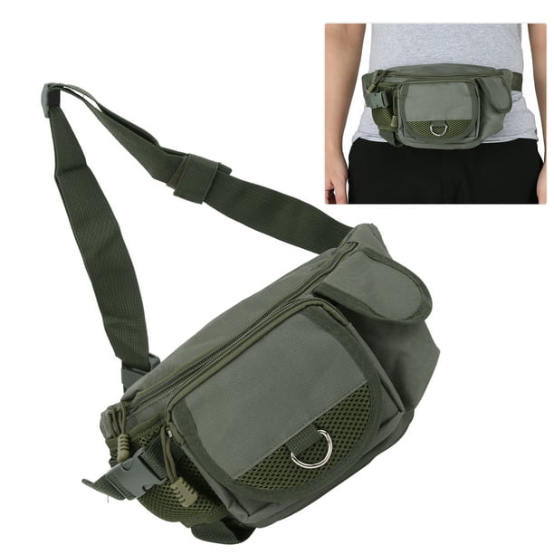 Fishing Waist Bag, Fishing Bag Fanny Pack For Outdoor Replacement For  Fishing Pack Military Green