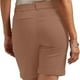 thumbnail image 4 of Pantalones cortos elásticos de cintura alta con bolsillos para mujer - Ropa informal elegante para el trabajo, poliéster, tallas 4-12 EE. UU., tallas grandes disponibles, 4 of 8