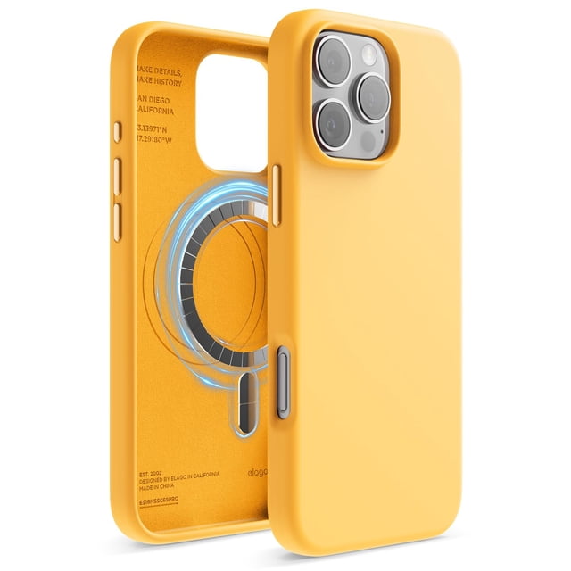 Funda de silicona magnética Elago para iPhone 16 Pro Max de 6.9 pulgadas
