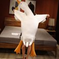 thumbnail image 1 of Gran Ganso Blanco, favorito de verano, sensación fresca, seda de hielo, gran ganso, estilo Bingdou, almohada refrescante, cojín, regalo para el hogar, ganso tonto, 1 of 5