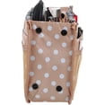 thumbnail image 6 of Vercord Updated Purse Handbag Organizer Insert Liner Bag in Bag 13 Pockets Beige Dot Medium, 6 of 7