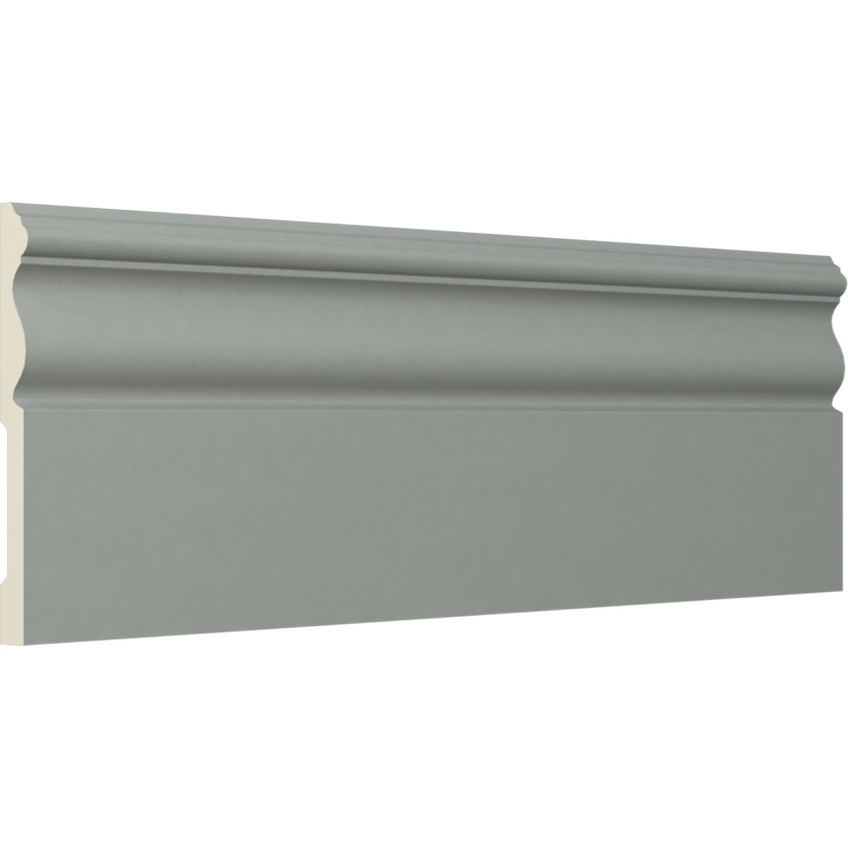Ekena Millwork 4 3/4"H x 1/2"P x 94 1/2"L Bradford Baseboard Moulding (8-Pack)