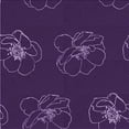 thumbnail image 1 of Ahgly Company Machine Washable Indoor Square Transitional Dark Purple Area Rugs, 8' Square, 1 of 7