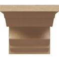 thumbnail image 2 of 12"W x 12"D x 12"H Wide Sheridan Rough Cedar Woodgrain TimberThane Corbel, Primed Tan, 2 of 6