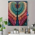 thumbnail image 4 of UXIEQU Vibrant Beaded Angel Wings Canvas Wall Art Print 15.75x11.81 Inches, 4 of 8