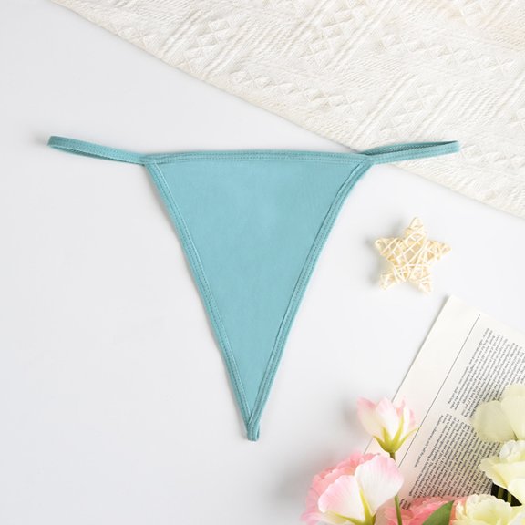 HAYIMI Women Breathable Seamless G-String Panties Comfort Underwear For Everyday Wear Trendy Solid Color Underpants