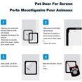 thumbnail image 4 of Screen Dog Door, Inside Door 12x14x0.4 Inch, Lockable Pet Screen Door, 4 of 5