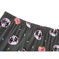 thumbnail image 5 of Topgal Lovely Teen Girls Pink Gray Donut Panda Pajamas Long Sleeve Pant 2 PC Loungewear Set Little Girl PJs Size 14, 5 of 7