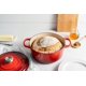 thumbnail image 3 of Horno holandés Le Creuset de hierro fundido esmaltado Signature, 4,2 L, color cereza, 3 of 5