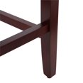 thumbnail image 2 of 24" Upholstered Saddle Seat Counter Stool (Set of 2) in Beige, 2 of 8
