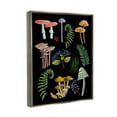 thumbnail image 4 of Stupell Industries Forest Mushrooms & Plants Botanical & Floral Painting Gray Floater Framed Canvas Art Print Wall Art, 25 x 31, 4 of 10