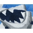 thumbnail image 4 of Your Zone Blue & Gray Shark Shaped 19 x 23 inch 100% Cotton Bath Rug, 4 of 7