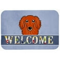 thumbnail image 2 of Caroline's Treasures Longhair Dachshund Welcome Kitchen/Bath Mat, 2 of 3