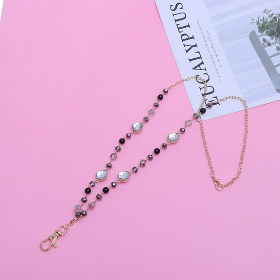 Worgeous ID Necklace Lanyard Strap String Cell Phone Lanyard Strap String Keyring Lanyard Work Pendant Sweater Chain