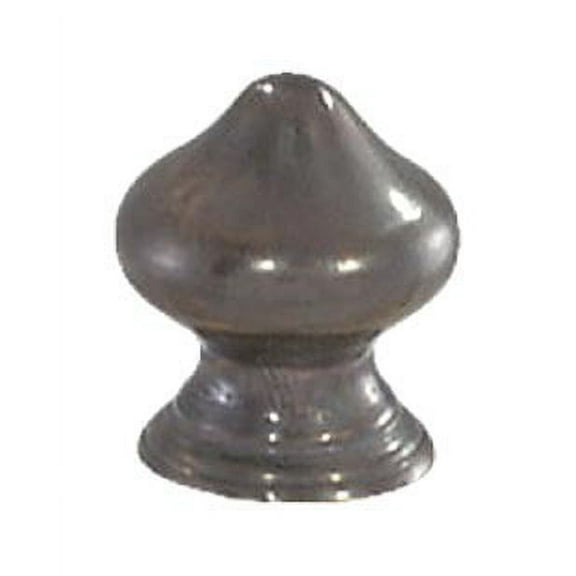 B&P Lamp® Brass Finial With Antique Finish, 1/4-27F