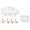 White, variant on NFTIGB Cloud Shaped Wall Hooks Strong Adhesive Nail Free Multipurpose Hangers for Bathroom Kitchen White, 4 Pack